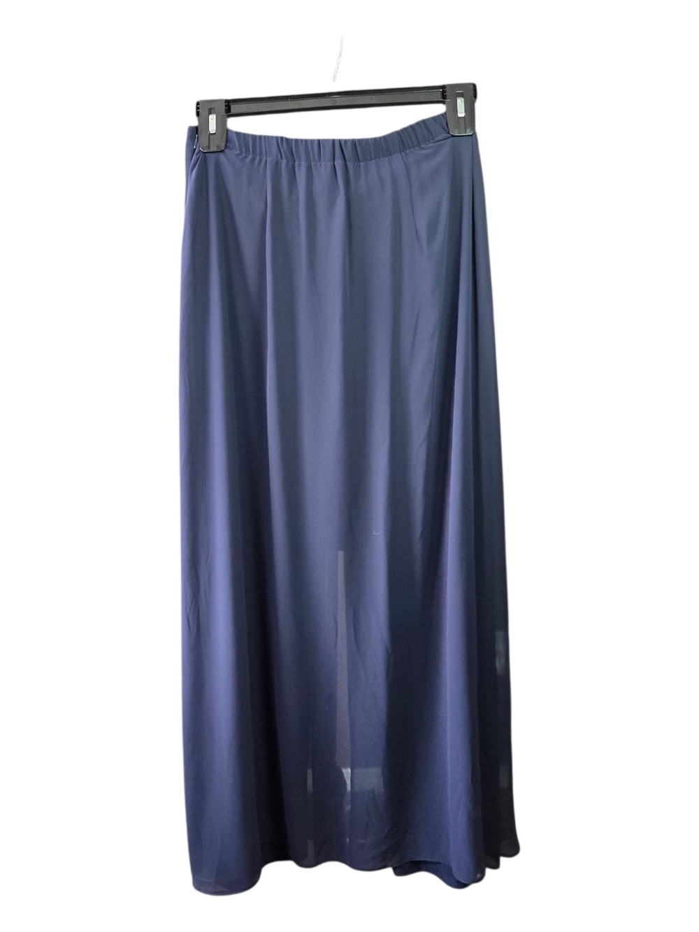 Joseph Ribkoff Navy Wide-Leg Pants with Sheer Overlay Size 4 - Picture 3 of 6